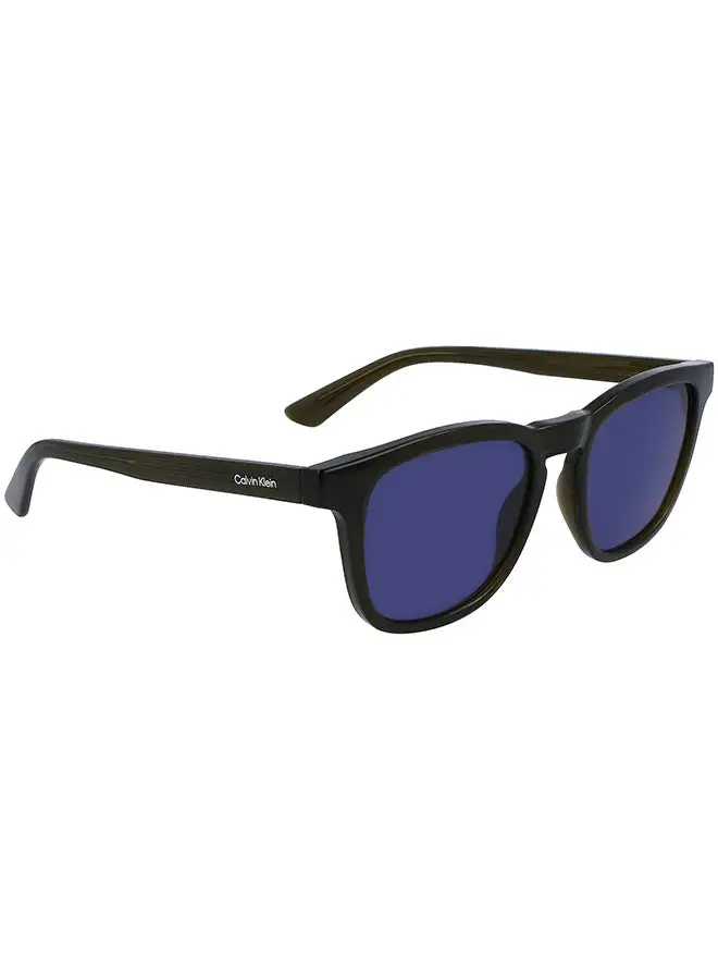 CALVIN KLEIN Men's Rectangular Sunglasses - CK23505S-320-5219 - Lens Size: 52 Mm