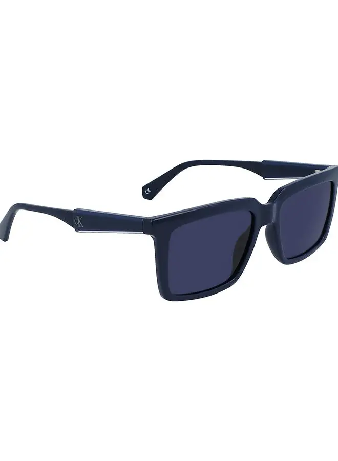 Calvin Klein Jeans Men's Rectangular Sunglasses - CKJ23607S-400-5518 - Lens Size: 55 Mm