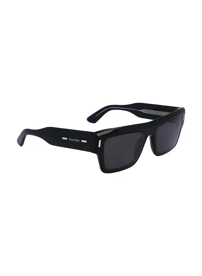 CALVIN KLEIN Unisex Square Sunglasses - CK23504S-001-5519 - Lens Size: 55 Mm