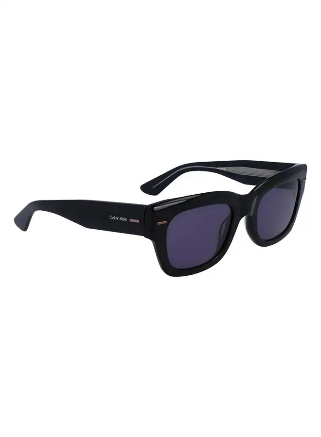 CALVIN KLEIN Men's Rectangular Sunglasses - CK23509S-001-5122 - Lens Size: 51 Mm