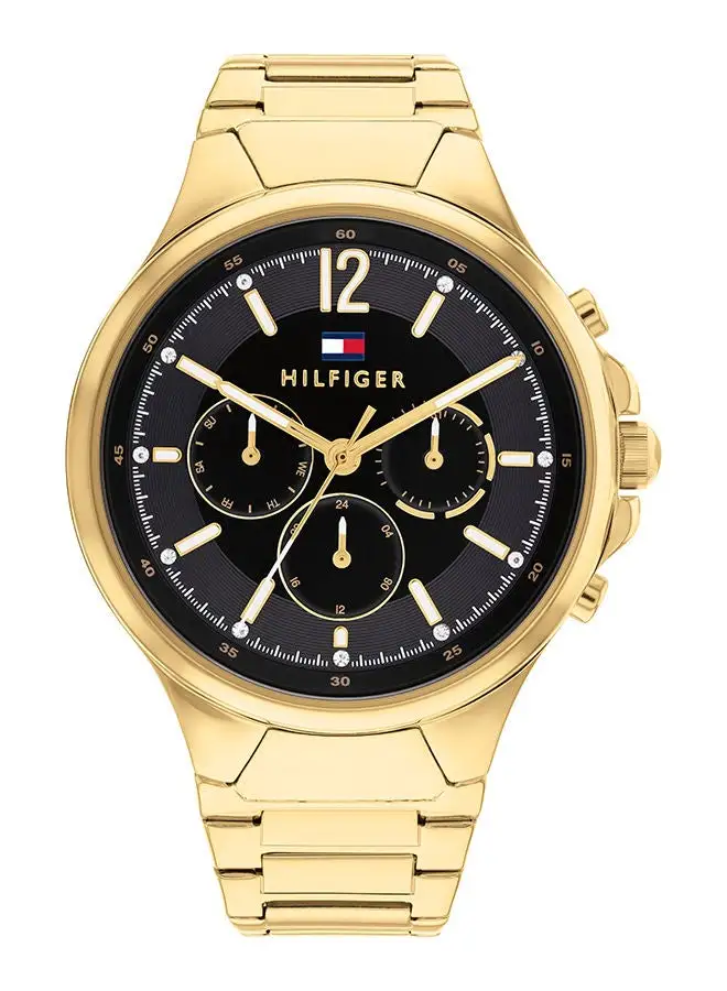 تومي هيلفيغر ساعة يد نسائية من الستانلس ستيل بعقارب دائرية الشكل 1782599 - 40 ملم