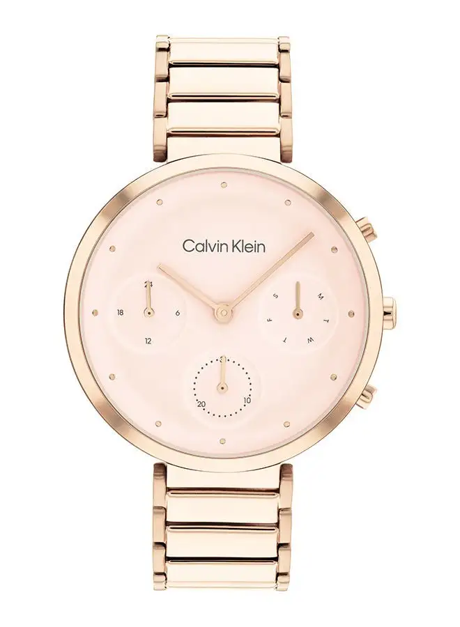 CALVIN KLEIN Women's Analog Round Shape Stainless Steel Wrist Watch 25200283 - 36.5 Mm