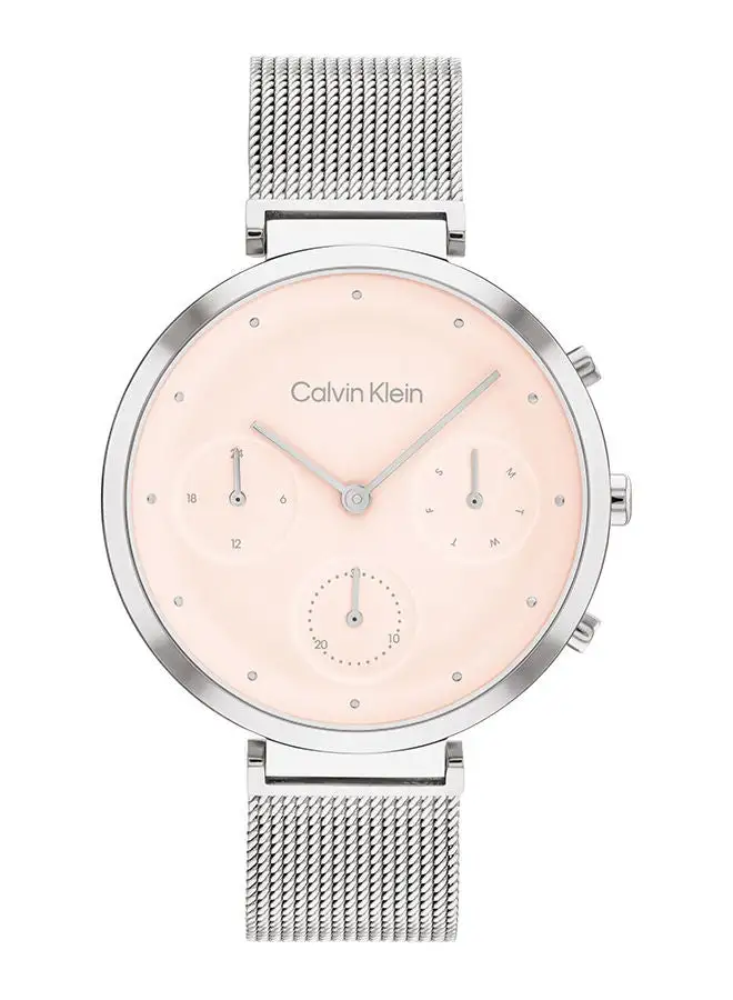 CALVIN KLEIN Women's Analog Round Shape Stainless Steel Wrist Watch 25200286 - 36.5 Mm