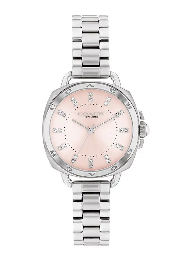COACH Women's Analog Asymmetrical Shape Stainless Steel Wrist Watch 14504152 - 28 Mm