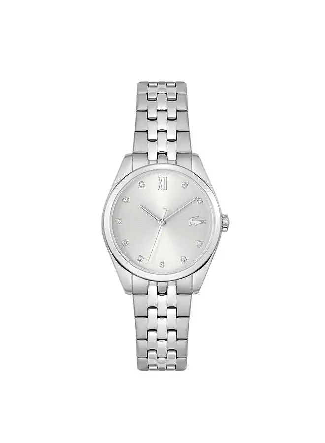 LACOSTE Women's Analog Round Shape Stainless Steel Wrist Watch 2001301 - 30 Mm