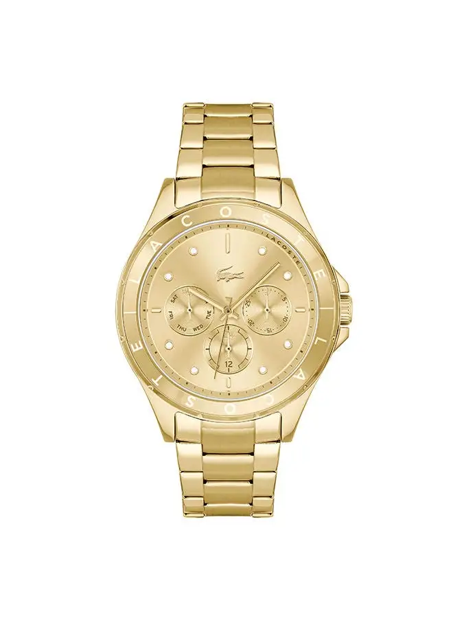 LACOSTE Women's Analog Round Shape Stainless Steel Wrist Watch 2001299 - 40 Mm