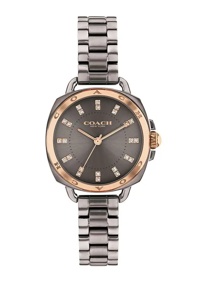 COACH Women's Analog Asymmetrical Shape Stainless Steel Wrist Watch 14504155 - 28 Mm