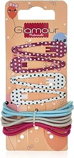 Glamour Kids Hair Clip and Band Set 13-Pieces