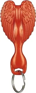 Tangle Angel Mini Hair Brush with Key Ring - Orange|Mini Keychain Hair Brush|Detangling Hair Brush