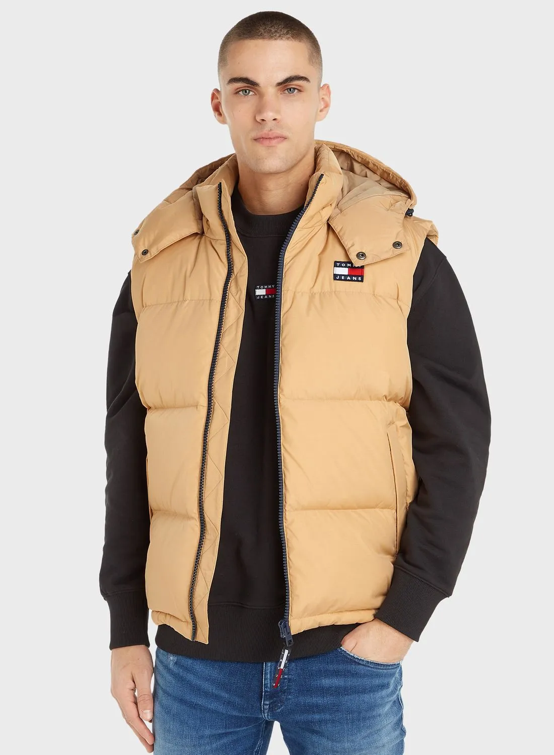 TOMMY JEANS Zip Through Puffer Vest