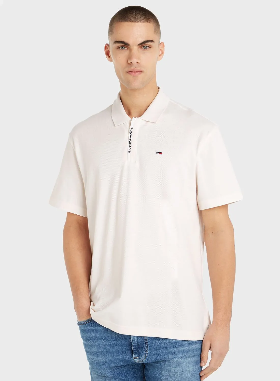TOMMY JEANS Logo Polo