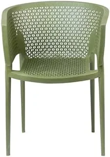 Sultan Gardens Oxy Armchair Olive (Green) color- Polypropylene Material 74x54x54 cm