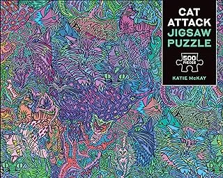 Cat Attack 500-Piece Jigsaw Puzzle