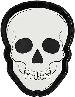 Fright Night - Plate - Skull - Foiled and Embossed