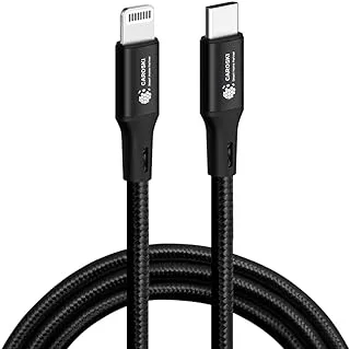 CAROSKI- Charger Cable 1.2M -Fast Charging Power Delivery PD 20W, 8-14. (Black)