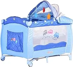 سرير اطفال مولودي BLUE SHP-405 - مولودي مهد اطفال ازرق