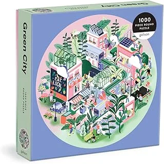 Green City 1000 Piece Round Puzzle