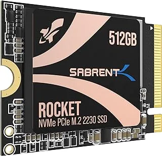 SABRENT Rocket 2230 NVMe 4.0 512GB PCIe 4.0 عالي الأداء M.2 2230 SSD [SB-2130-512GB]
