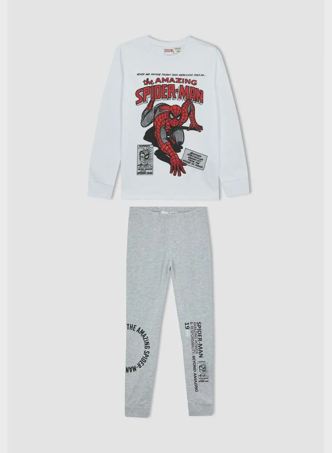 DeFacto Kids Spiderman Sweatshirt & Sweatpants Set