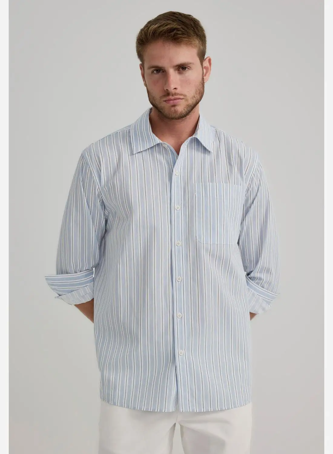 DeFacto Striped Regular Fit Shirt