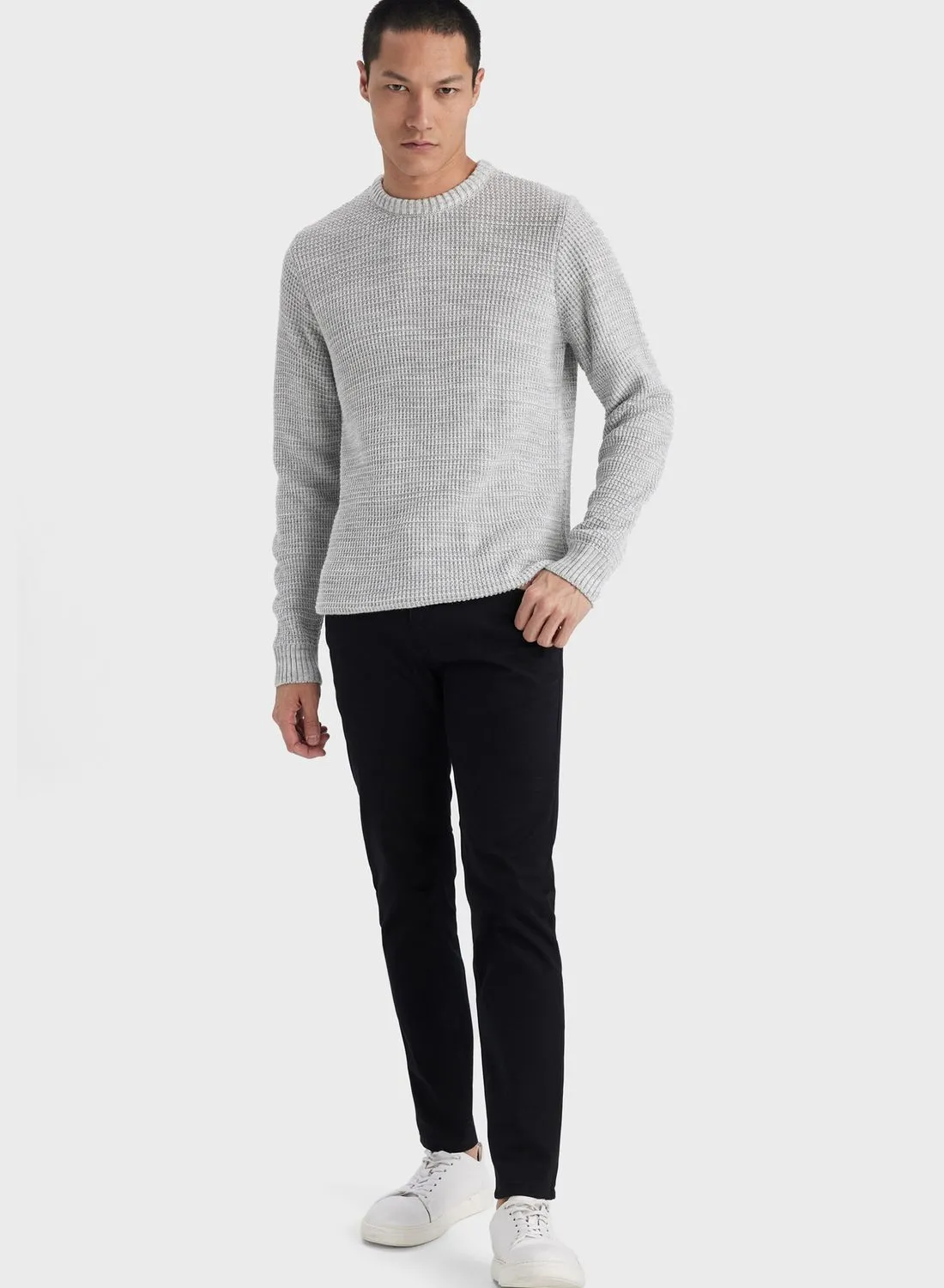 DeFacto Textured Knitted Sweater