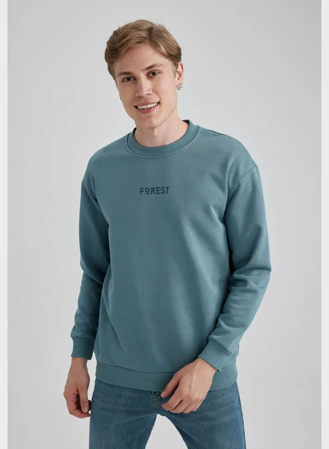 DeFacto Forest Printed Sweatshirt