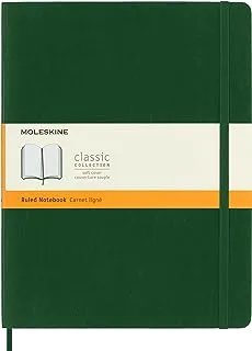 Moleskine Extra Large Ruled Softcover Notebook: Myrtle Green