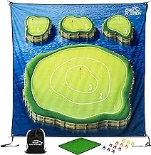 GoSports Chip N' Stick Golf Games with Chip N' Stick Golf Balls - Giant Size Targets with Chipping Mat - Choose Classic, Darts or Islands