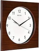 Seiko Modern Wooden Wall Clock with Quiet Sweep Second Hand QXA766ZLS