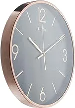 Seiko Modern Wall Clock with Quiet Sweep Second Hand QXA760PLS, Rose Gold