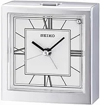 Seiko Silver Table Clock - Qhe123sl