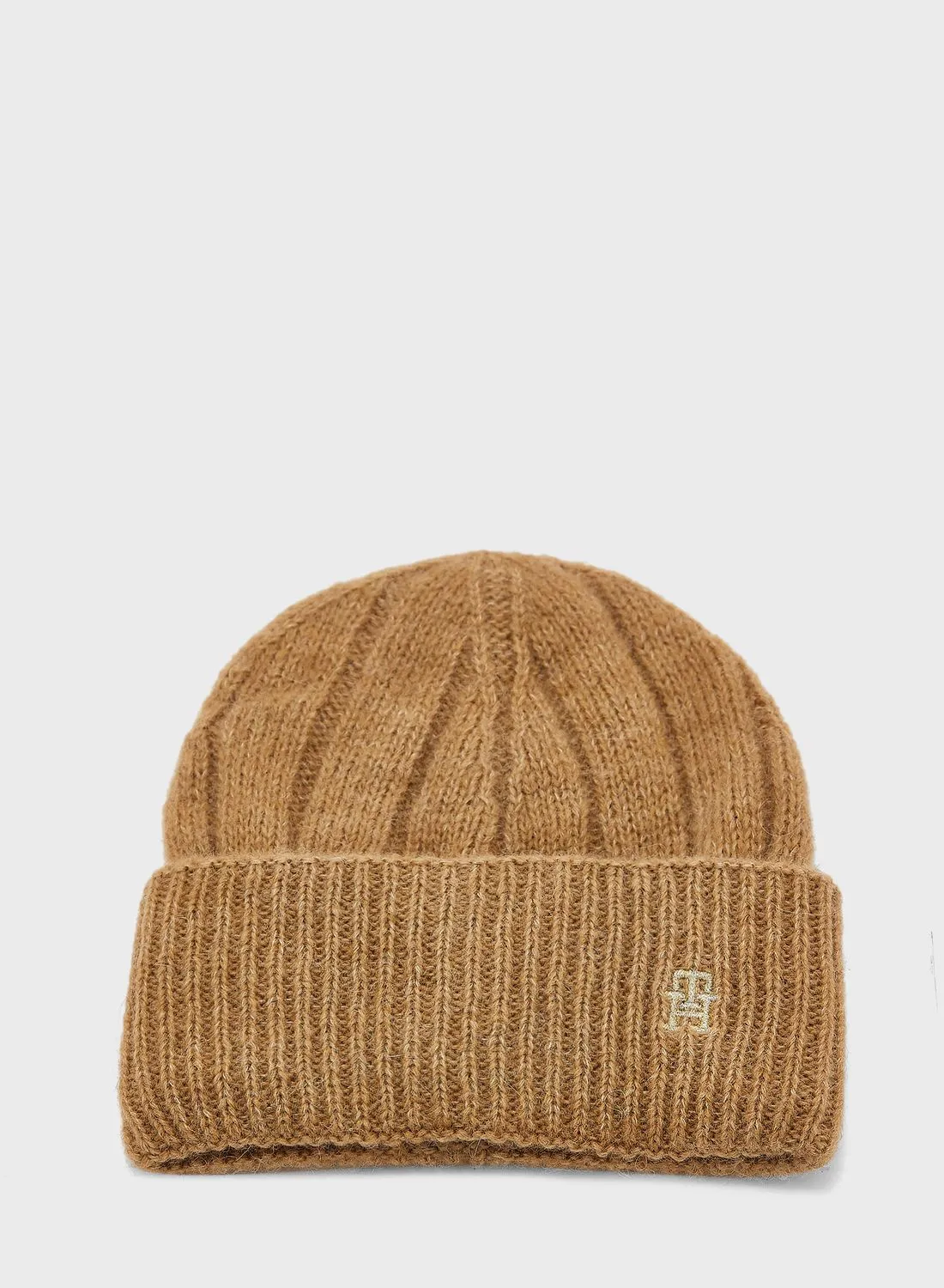 TOMMY HILFIGER Timeless Logo Detailed Beanie
