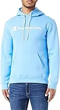 Champion Men's Legacy American Classics Heavy Powerblend Fleece Logo Hooded Sweatshirt