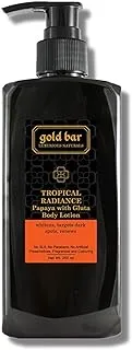gold bar Papaya With Gluta Body Lotion 250ml- Gold Bar Papaya Body Moisturizer With Glutathium