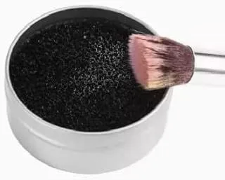اسفنجة تنظيف الفرشاة السوداء - إسفنجة لتنظيف الفرش أسود