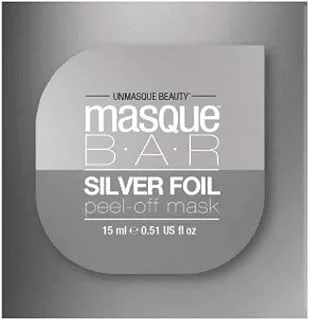 Masque Bar Silver Foil Peel Off Face Mask 15ml Box Masque Bar Silver Foil Peel Off Face Mask Set 15ml