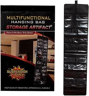 حقيبة تخزين متعددة الوظائف أسود - Multifunctional Hanging & Storage Bag Black