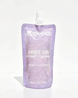 Ecococo Body Oil 100ml - Eco Coco Body Scrub Moisturizing Oil 100ml