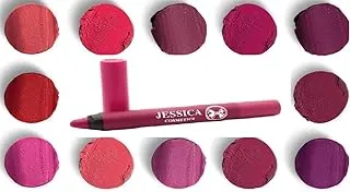 Jessica Lipstick Pencil Creamy Crayon NO.358 - جاسيكا قلم احمر شفاه كر يمي كراون