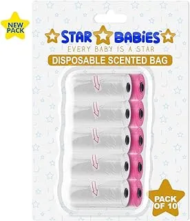 Star Babies Scented Bag Blister Pack Of 10, P Wh