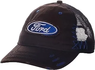 قبعة للأماكن الخارجية مكونة من 6 لوحات تحمل شعار فورد بني/أسود