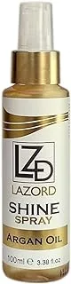Lazrod Shine Spray Argan Oil 100ml - Lapis Lazuli Hair Shine Fragrance Mist with Argan Oil