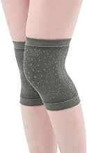 Self Heating Knee Brace Stretchy Warm Wool wormwood Compression Sleeve Knee Support Hot Therapy Pads for Knee Injury Arthritis Joint Pain Soreness Cramps Meniscus Pain Muscle pain Relief (L)