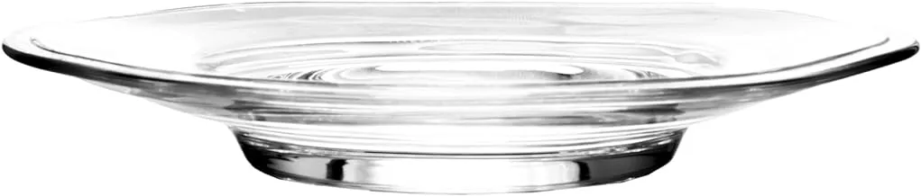 السيف 6 أطباق زجاجية مستديرة شفافة، مناسبة لتقديم فناجين القهوة، فناجين الشاي، أو كأطباق حلويات للوجبات الخفيفة والفواكه. آمن للاستخدام في غسالة الأطباق.