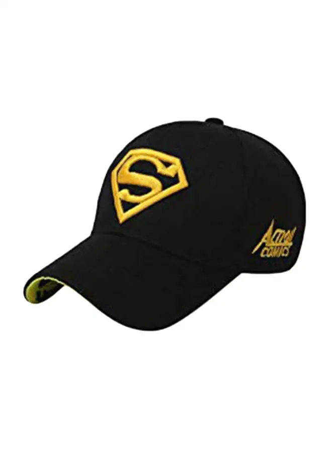 Generic Fashion Logo Patterned Baseball Cap Yellow/Black
