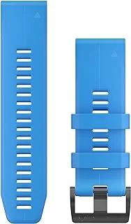 Garmin Quickfit Watch Band, Cyan Blue Silicone, 26mm