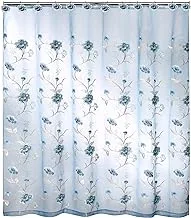 Popular Bath Dublin Rose, Shower Curtain, Blue