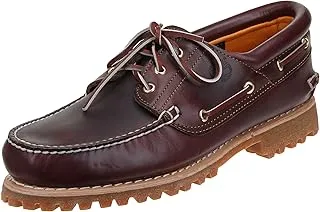 Timberland Men's Authentics 3 Eye Classic Boat Shoes, Brown