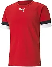 PUMA Male - Unisex teamRISE Red- Black- White Football Shirt Size L