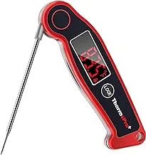 ThermoPro TP19 Waterproof Digital Meat Thermometer for Grilling with Ambidextrous Backlit & Thermocouple Instant Read Thermometer Kitchen Cooking Food Thermometer for Candy Water Oil BBQ Grill Smoker